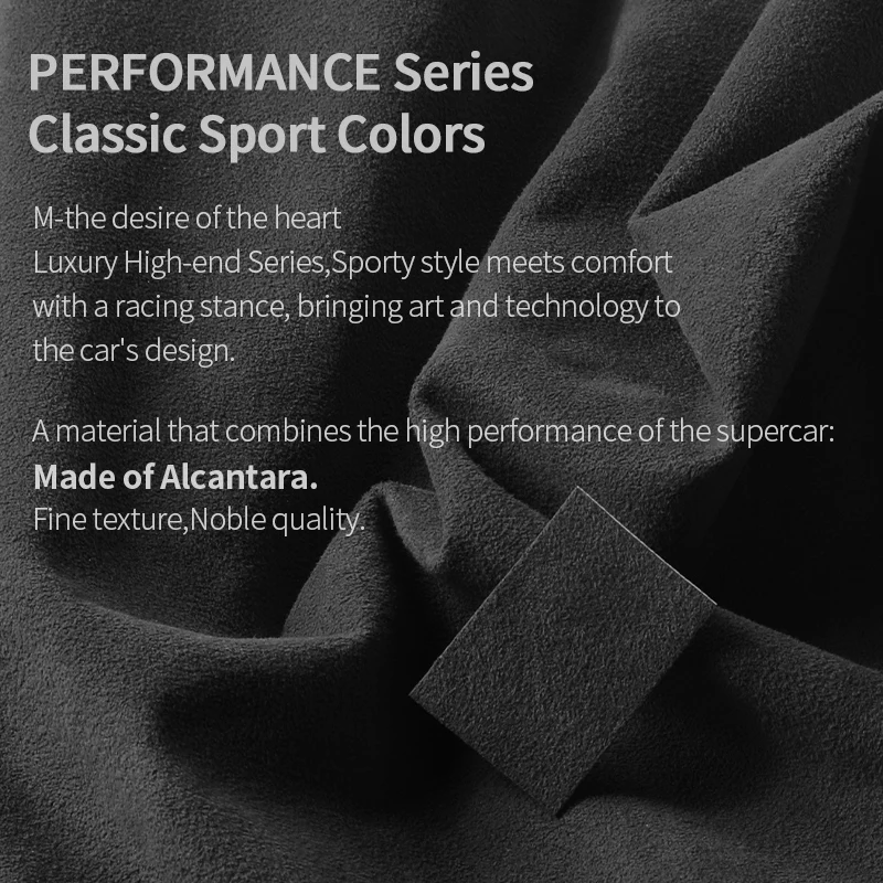 For Audi Sport Performance 8V A3 S3 (2014-2019) Made of Alcantara Car Handbrake Button Knob Trim Sticker Interior Accessories view 3