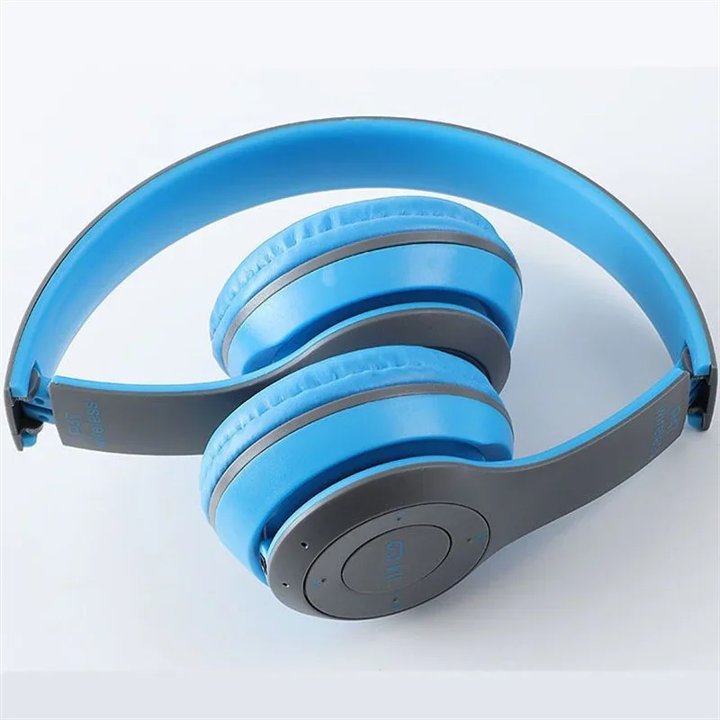 Xiaomi Wireless Headphones Foldable HIFI Headset Noise Cancelling Earphone with Mic USB Adaptor For iPhone Game P47 Earbuds