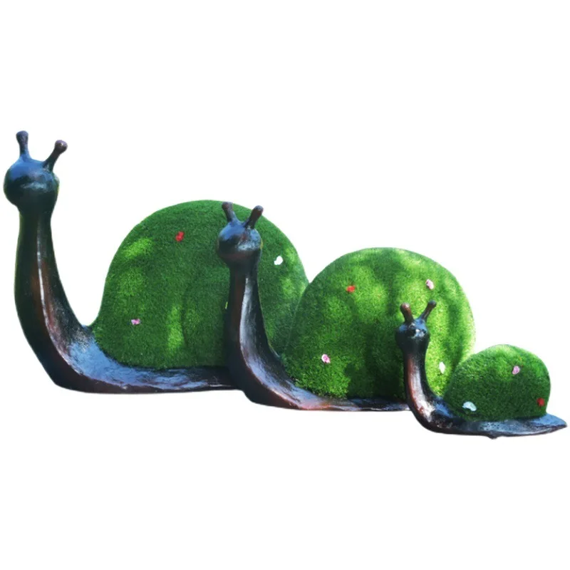 

Cartoon animal snail courtyard garden lawn handicraft decoration garden landscape fiberglass sculpture ornament