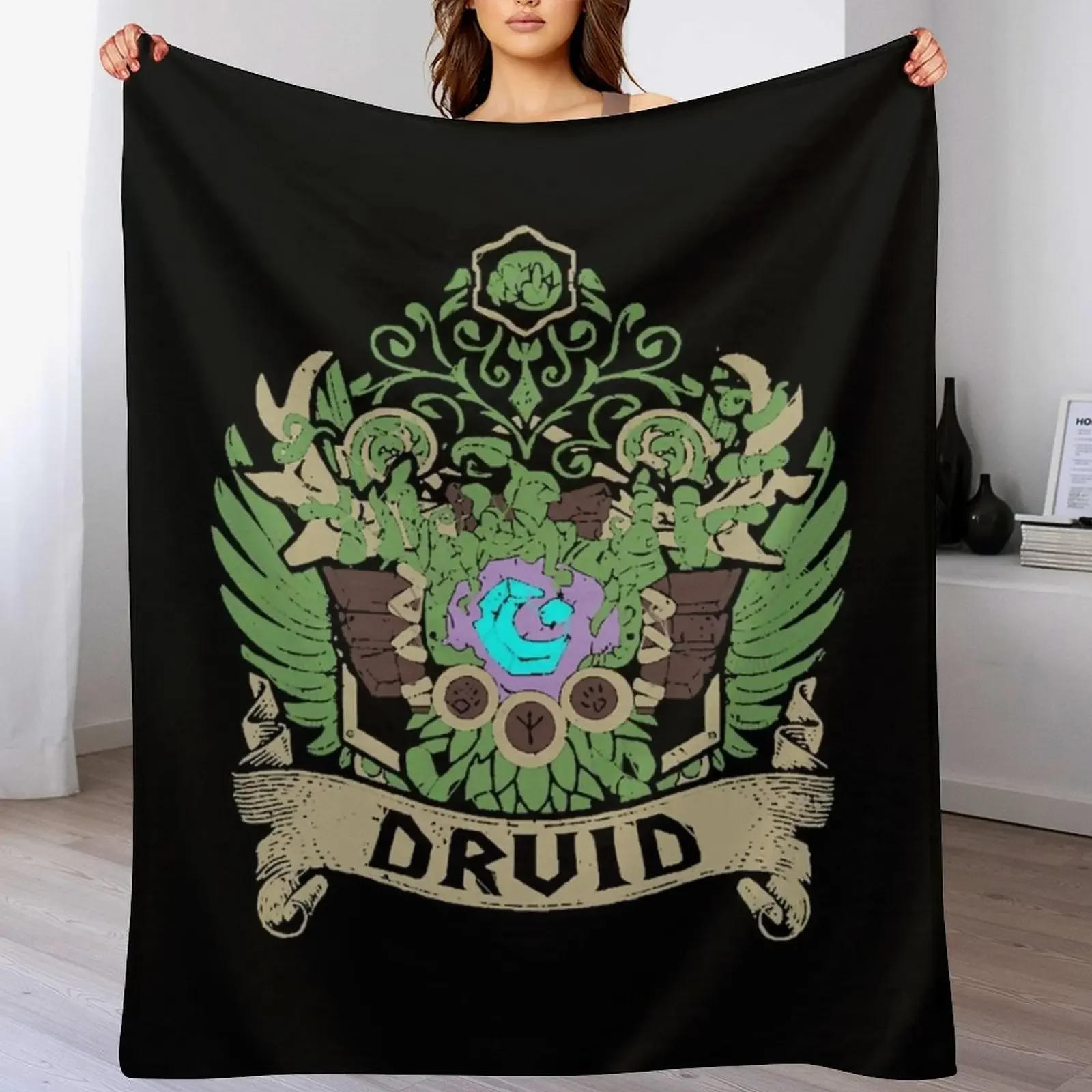 DRUID - ELITE EDITION Throw Blanket for winter Flannels Blankets