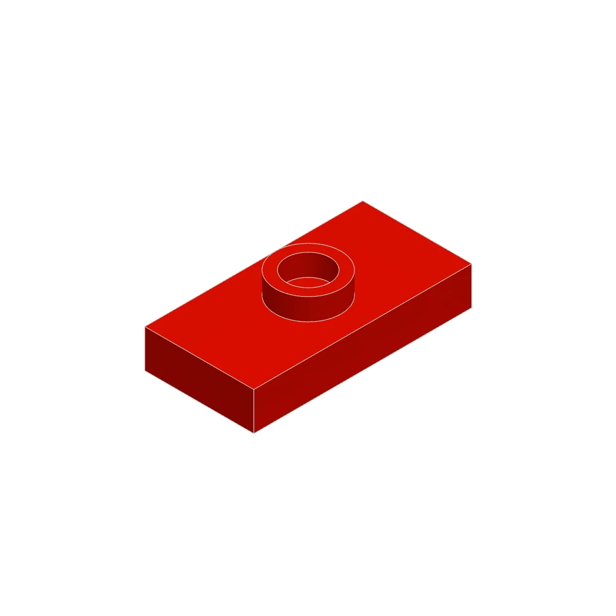 50 Stück 3794b Modifiziert 1 x 2 mit 1 Bolzen und Rille Bausteine Sammlungen Großpackung Modulares GBC Spielzeug für Technische MOC Bausteine – Detail 10