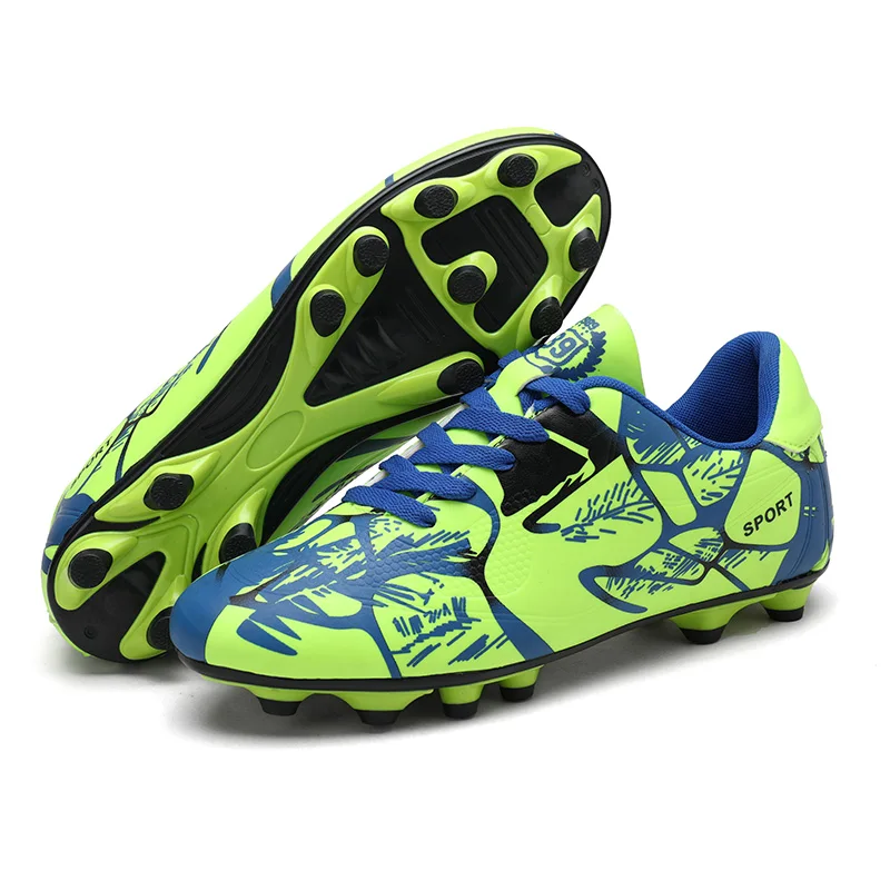 Scarpe da calcio per unghie lunghe per adulti per bambini scarpe sportive da allenamento complete per studenti all\'aperto scarpe da calcio da prato