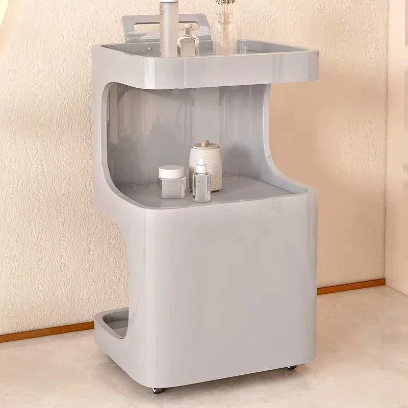 Modern Luxury Rolling Cart Nordic Creativity Beauty Utility Salon Trolley Storage Utility Commercial Furniture Carrinho FYST