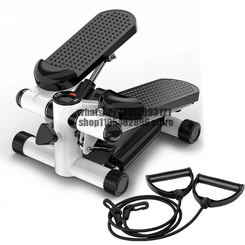 Mini Stepper Pedal Stepper  Twist Stepper Machine LED Display Slimming Treadmill with Pull Rope Exercise Equipment