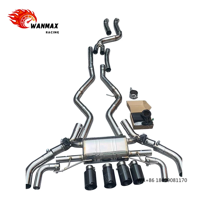 Factory Direct Sales Stainless Steel Valvetronic Exhaust System Catback Muffler for  G22 M440i