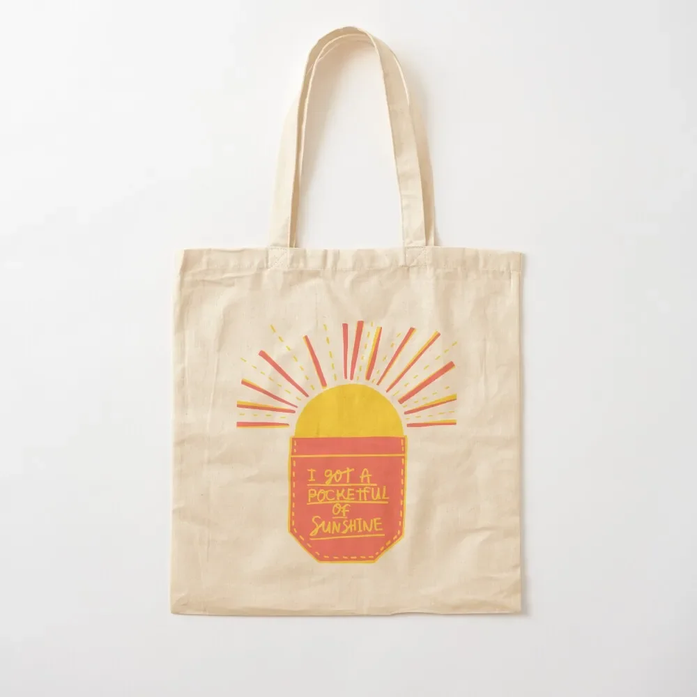 

Pocketful of Sunshine Tote Bag shopping trolley bag Handbags women Tote Bag