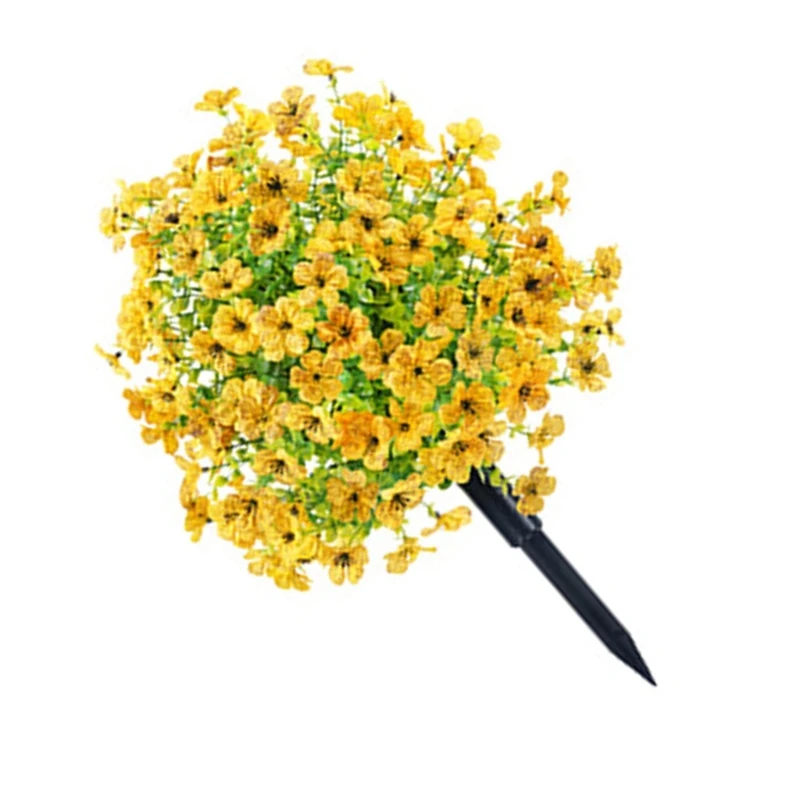 Fade Resistant Faux Violets Eucalyptuses Floor Display Plastic Floral Arrangement For Event Interior Designs 15UB