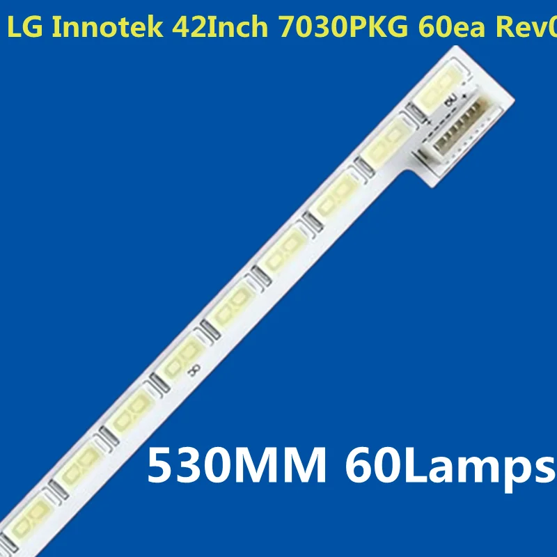 10PCS  LED strip 60 lamp for 42LS5600 42LS560T 42LS570T 42LS570S 42LS575S T420HVN01.0 42inch 7030PKG 60ea 74.42T23.001-2-DS1