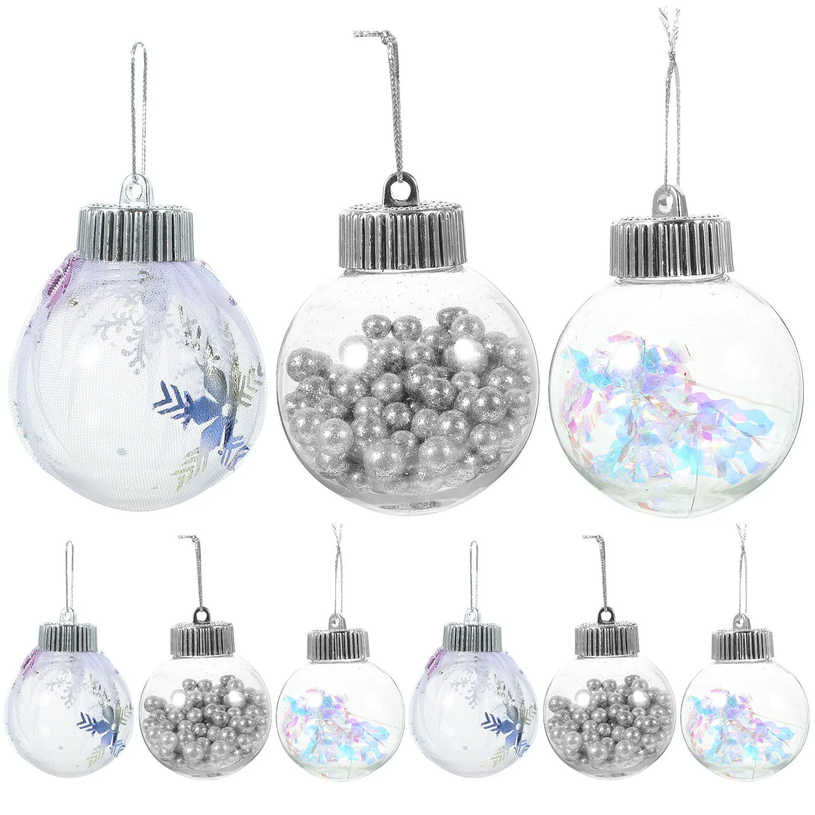 

9Pcs Christmas Tree Hanging Balls Xmas Ornaments Decorative Ball Pendants Xmas Tree Holiday Decoration Christmas Balls