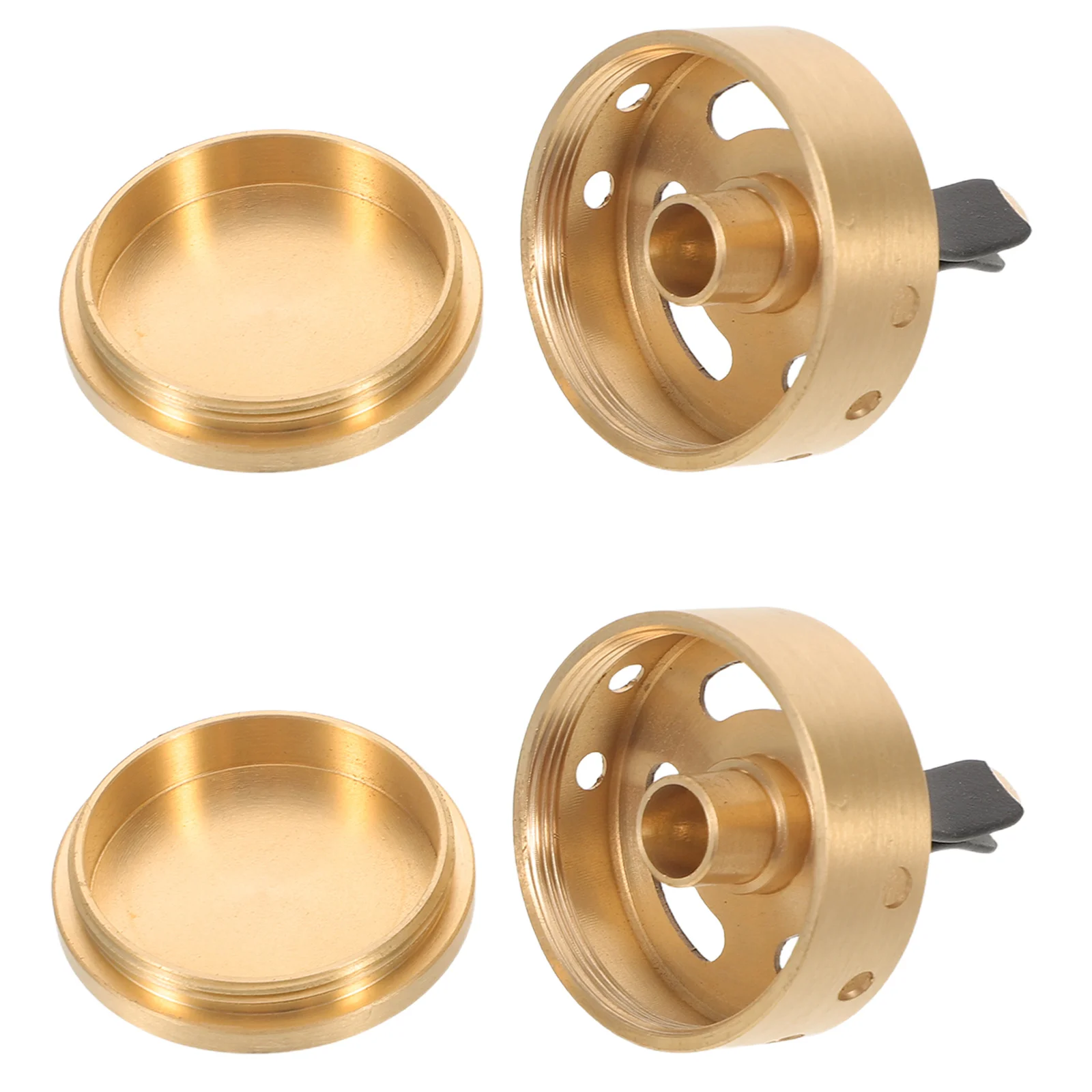 

2pcs Car Air Clips Compact Car Fragrance Vent Clip For Longlasting Essential Oil Diffusion Space Saving Automotive Vent