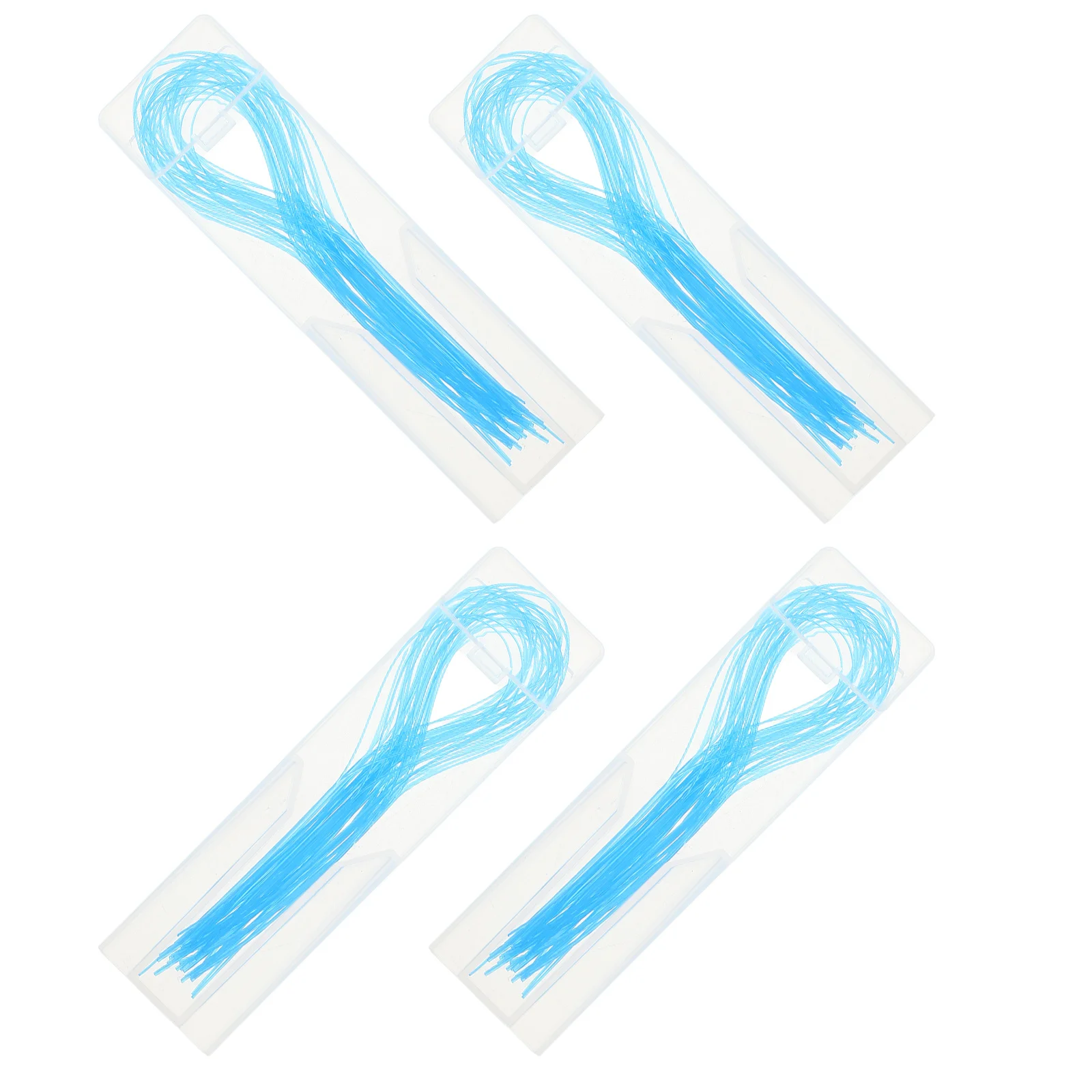 Threaders de fio dental de alta resistência náilon para chaves ortodôntico fio dental fácil glide portátil ferramenta de limpeza dos dentes para