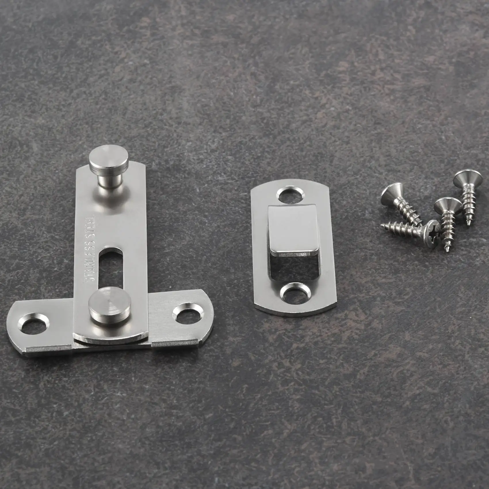 AB09-20X50x70mm Stainless Steel Home Safety Gate Door Bolt Latch Slide Lock Hardware