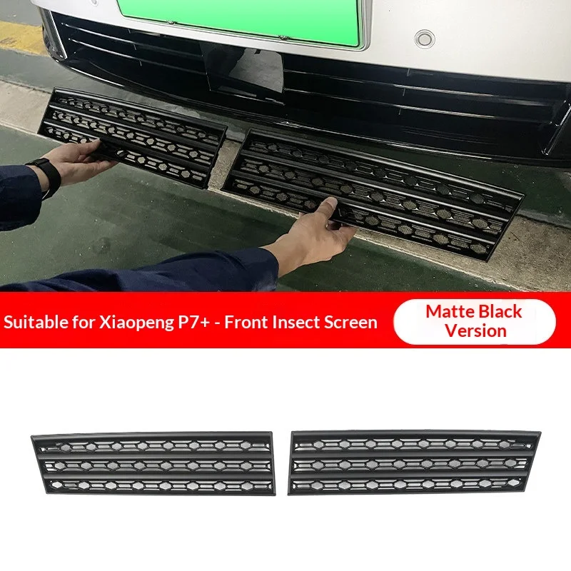 For XPENG G6 P7+ P7 Plus Xiaopeng Car Front Grille Radiator Protective Mesh Anti Mosquito Catkin Snap On Decorative Insect Net view 5