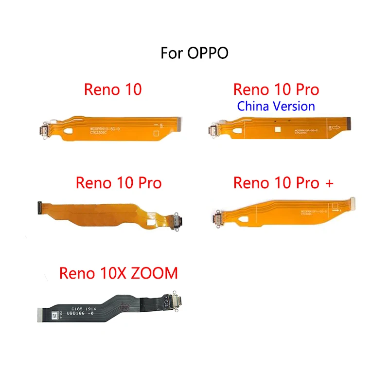 

USB Charge Dock Port Socket Jack Plug Connector Flex Cable For OPPO Reno 10 Pro + Plus 5G / Reno 10X ZOOM Charging Board Module