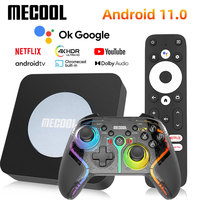 Mecool KM2/KM2 plus 4K Android TV Box Amlogic S905X4 2GB 16GB USB3.0 100M LAN 2.4G 5G WiFi doby atmos Audio TV BOX 2022 new