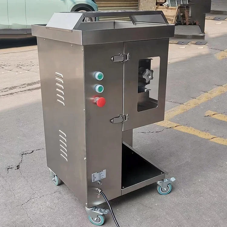 Meat Strip Cutter Fresh Beef Jerky Slicer Flake Pork Meat Cutting Slicing Machine Chicken Breast Slice Making Machine