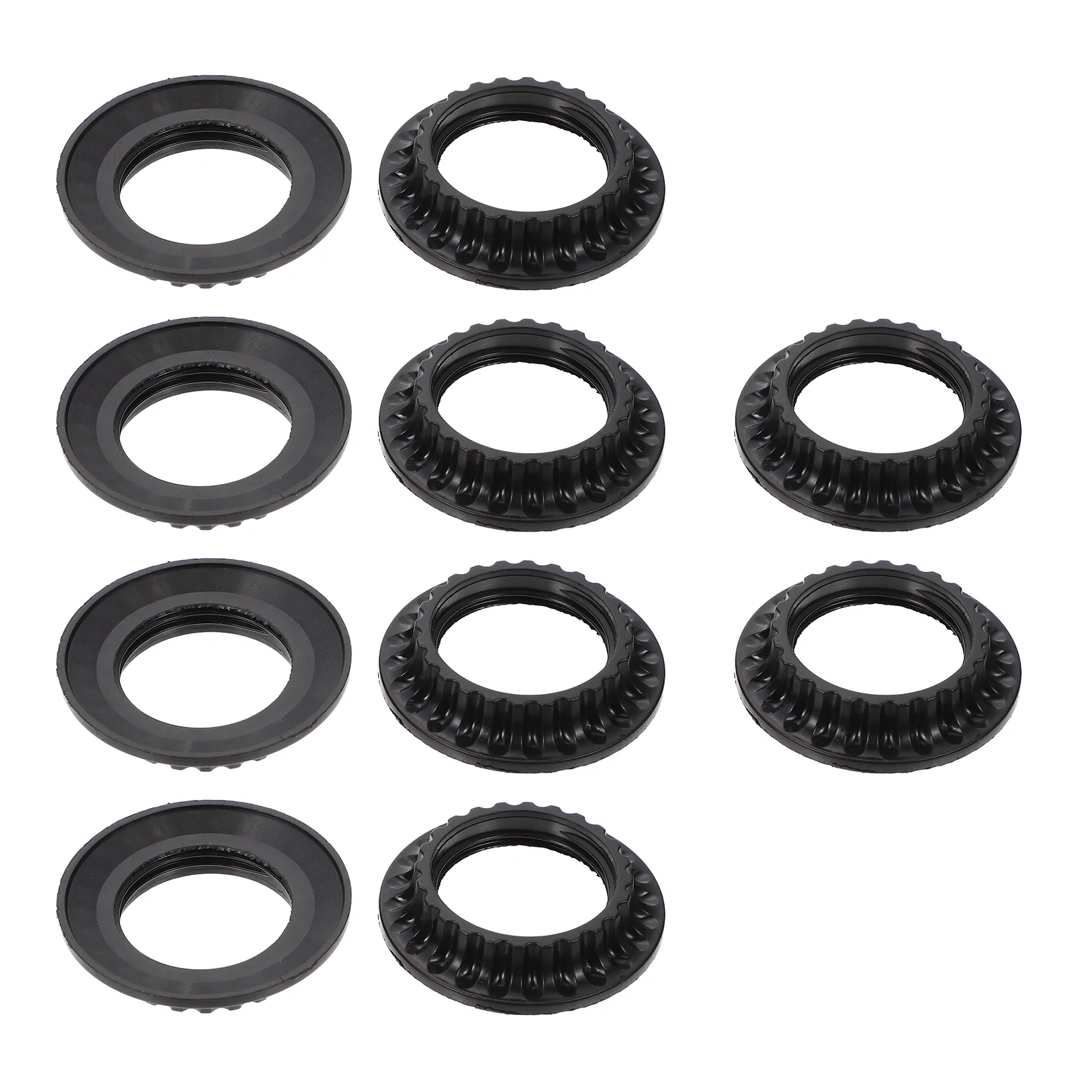 

10 Pcs Screw Lamp Holder Fixing Ring Light Covers Tape Plastic Dimmer Switches for LED Lights