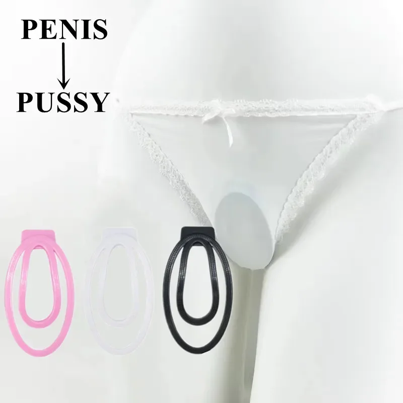 FUFU Clip Panty Chastity Control Bondage Mimic Female Pussy Penis Device Light Training Clip Cock Cage Clearance Price Sex  Toys