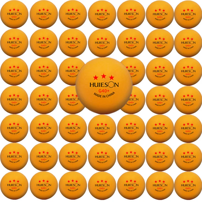 Huieson 3 Star 20~100 Stück Tischtennisbälle Neues Material ABS 40+ Professionelle Tischtennisbälle Tischtennis für Wettbewerb – Detail 6