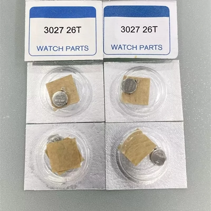 1pcs，。for Seiko watch special artificial kinetic energy rechargeable battery 3027-26T MT516，。