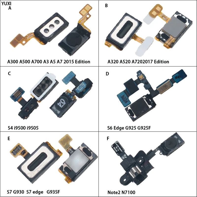 YUXI 1Piece Earphone For Samsung A-series/S-series/Note2 N7100 Speaker Ringing Speaker External Amplifier Built in Earphone