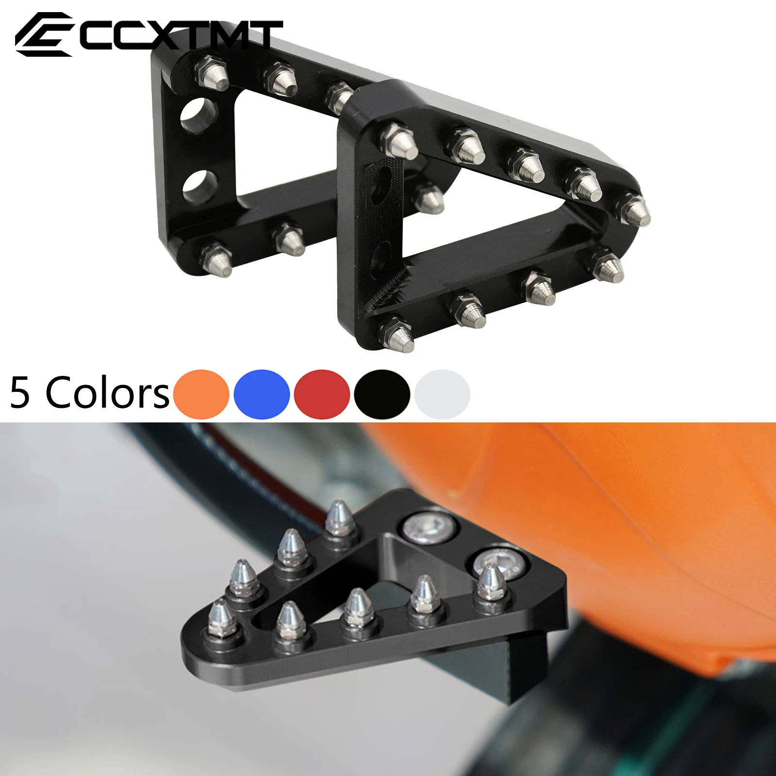 Rear Brake Pedal Lever Step Plate Tip For KTM SX SXF XC XCF XCW EXC EXCF TPI Six Days For GasGas EX EC MC EXF ECF MCF 2008-2023