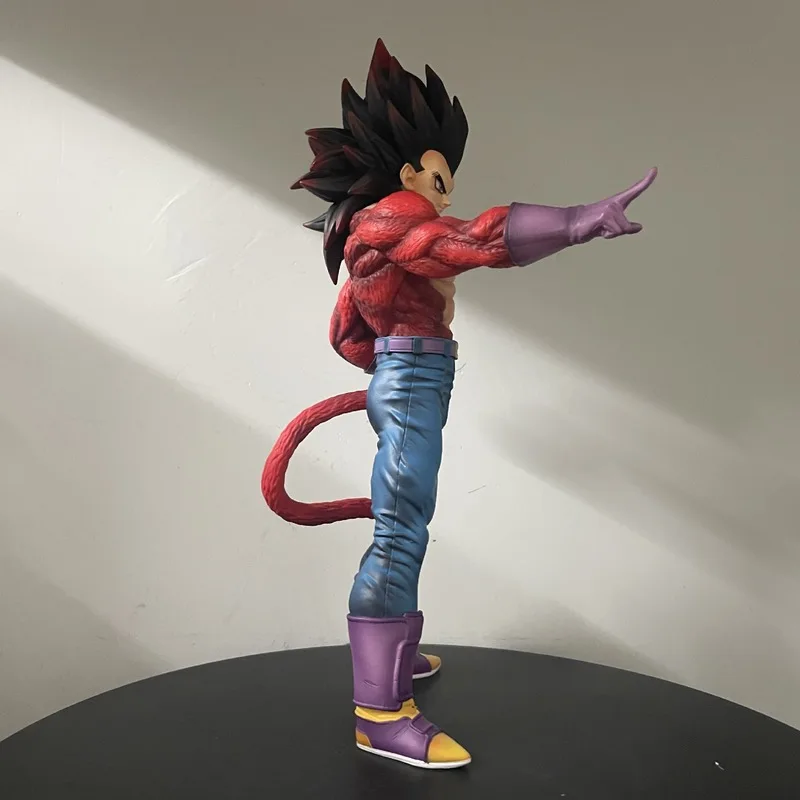 31cm JJ Dragon Ball Z Action Figure SSJ4 Vegeta Figurine Manga Super Saiyan 4 Figuras Toys Anime GK Statue Model Ornament Gift