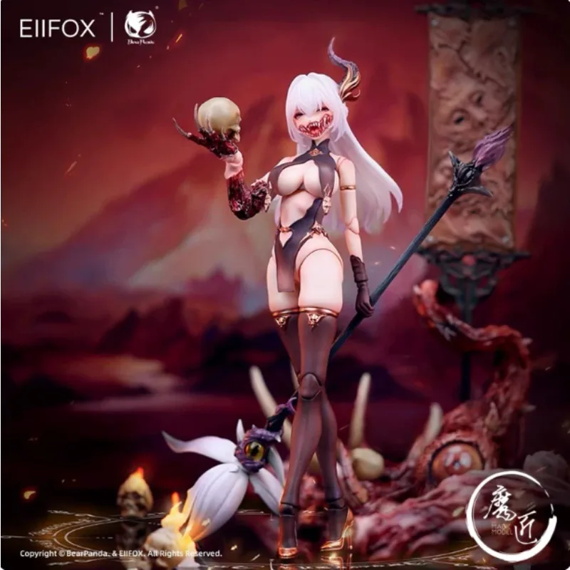 

【In Stock Original 】BearPanda Chinese Gods and Ghosts Series Painted Skin 23cm Animation Figures Movable Model 1/12