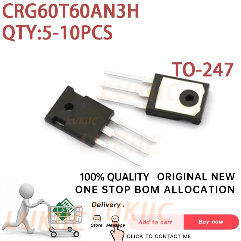 

(10 шт.) 100% новый CRG60T60AN3H G60T60AN3H Замена BT60T60