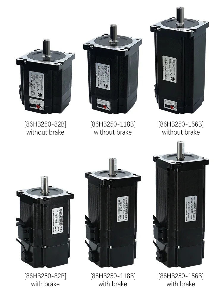 Motor de passo de circuito fechado nema34 86 de 4 eixos 4.5nm 8.5nm 12nm d = 14mm drive hbs86h 8a fonte de alimentação 400w 60v 4 conjuntos para cnc