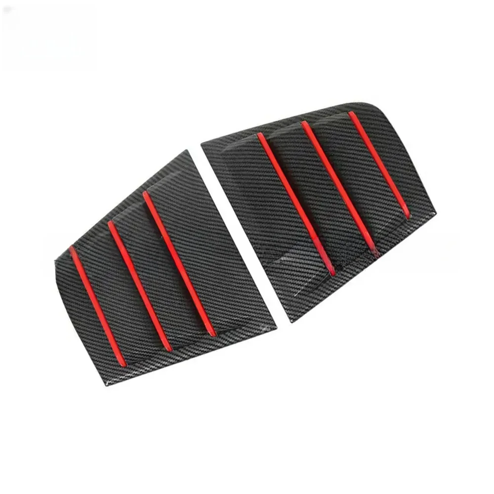 Car exterior side air vents rear side window shutters for Dodge charger 2011-2021