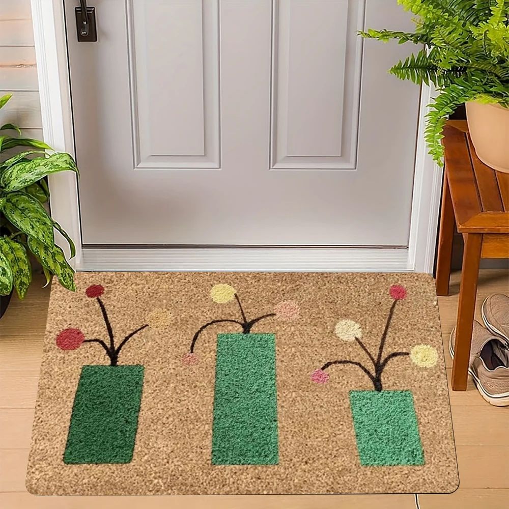 Abstract Art Bouquet Creative Door Mat Props Home Door Decoration Front Welcome Mat Living Room Bedroom Carpet