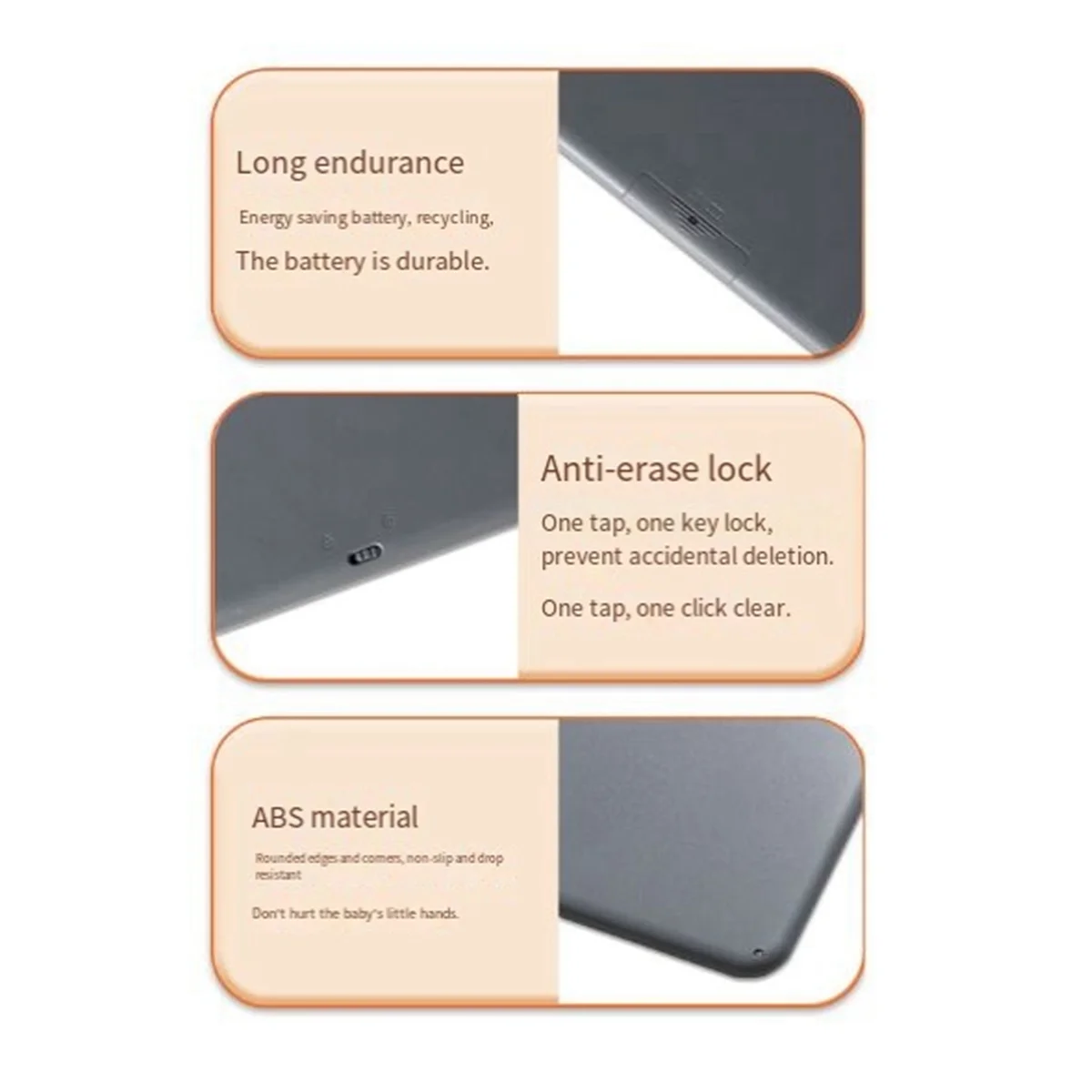 BFYLW 21 بوصة LCD لوحة الكتابة اليدوية لوحة رسم للأطفال لوحة كتابة التعلم أحادية اللون بخط اليد لوحة جرافيتي