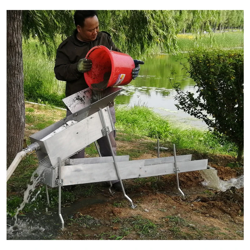 

20KG Portable Mini Gold Sluice Box Multifunctional Mineral Separator for Gold Ore Panning and Prospecting Screening Work