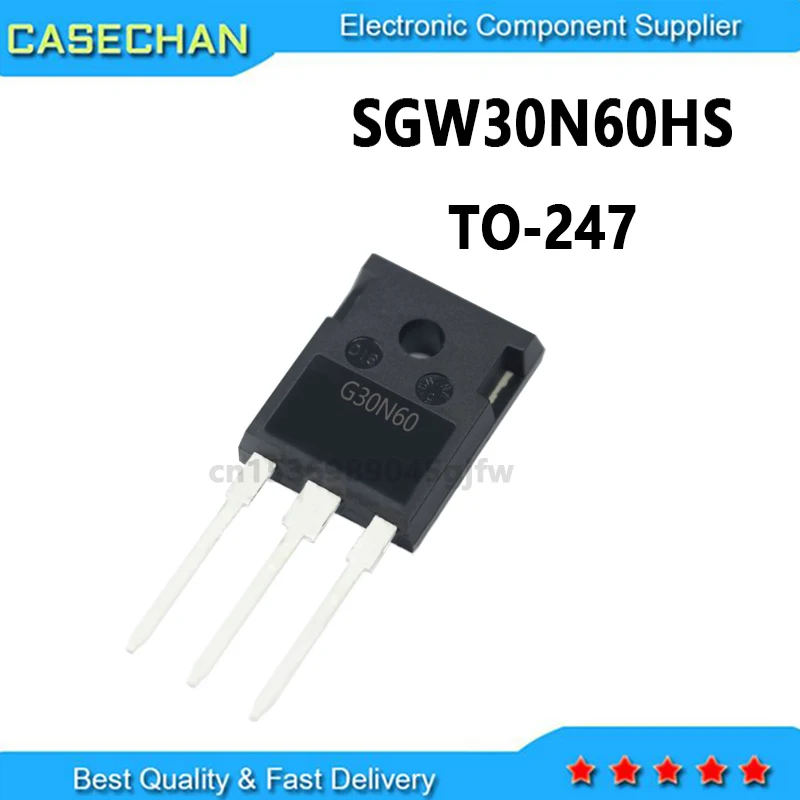 

5 шт. новый оригинальный SGW30N60 G30N60HS G30N60 SGW30N60HS TO-247 30A 600 В