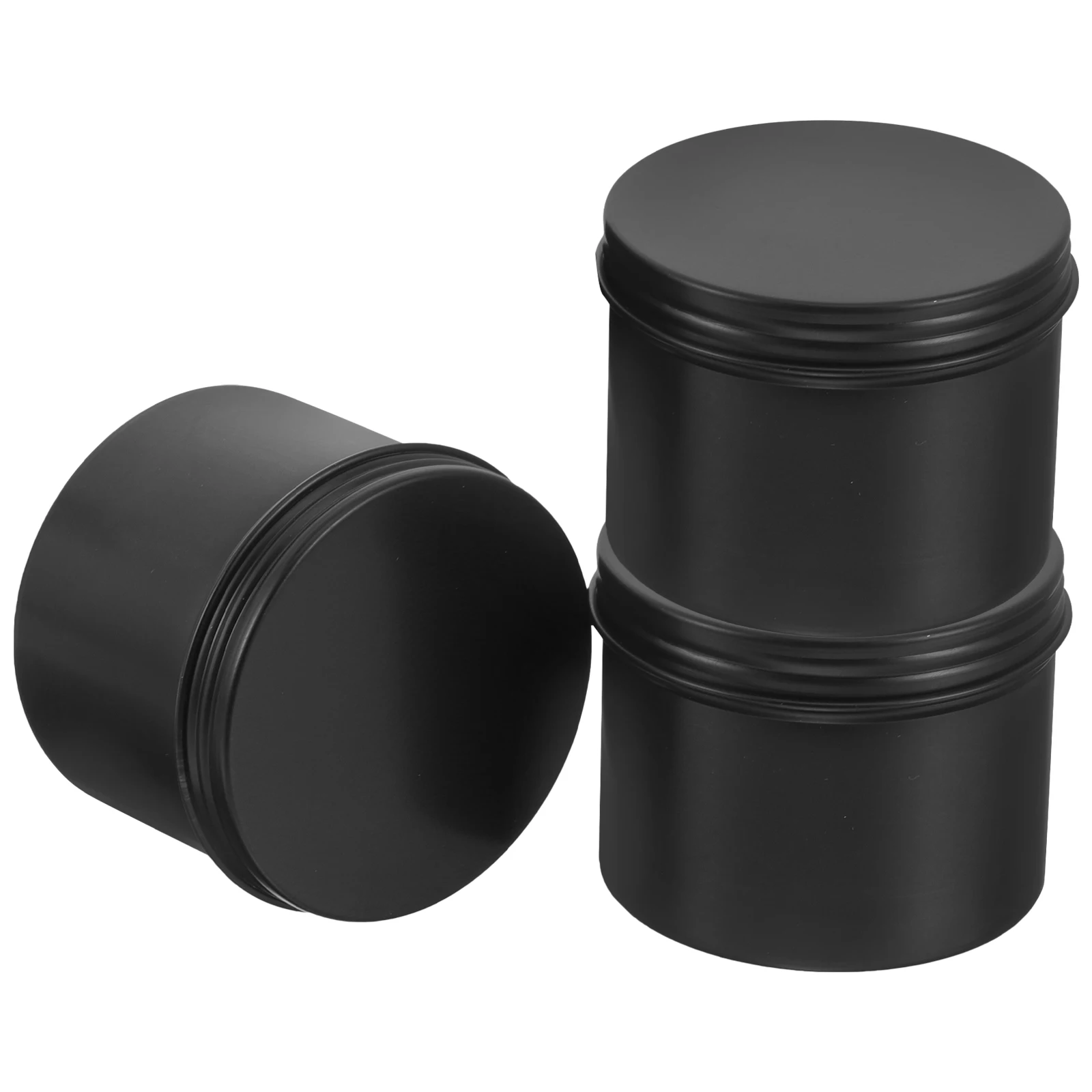 

3pcs Aluminum Makeup Containers Lightweight Storage Tins For Travel Multi-Function Cream Soap Case Portable Organizer Household