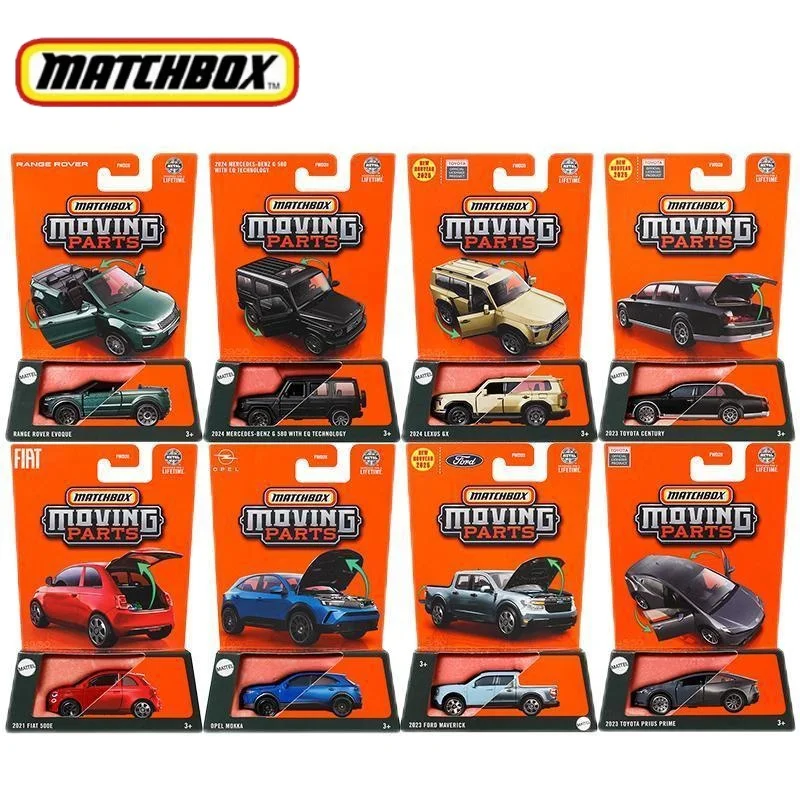 In Stock Original Matchbox 2025 Moving Parts Mix 2 8-Piece Collector 1:64 Scale Diecast Vehicle Model Cars New Genuine Unopened