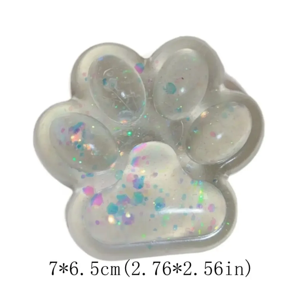 ตลกนวด Cat PAW บีบของเล่นซิลิโคนนุ่ม Cat PAW Fidget ของเล่น Handmade สีสัน Cat PAW Pinch ของเล่นเด็กตุ๊กตา Tricky