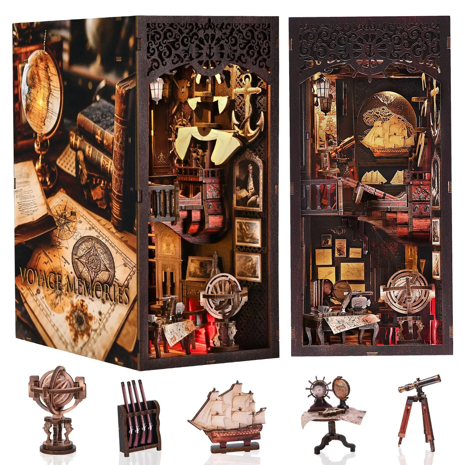 

Парусная память, сделай сам, модель домашней книги, украшение, 3d трехмерная сборка, строительный блок, украшение для рабочего стола