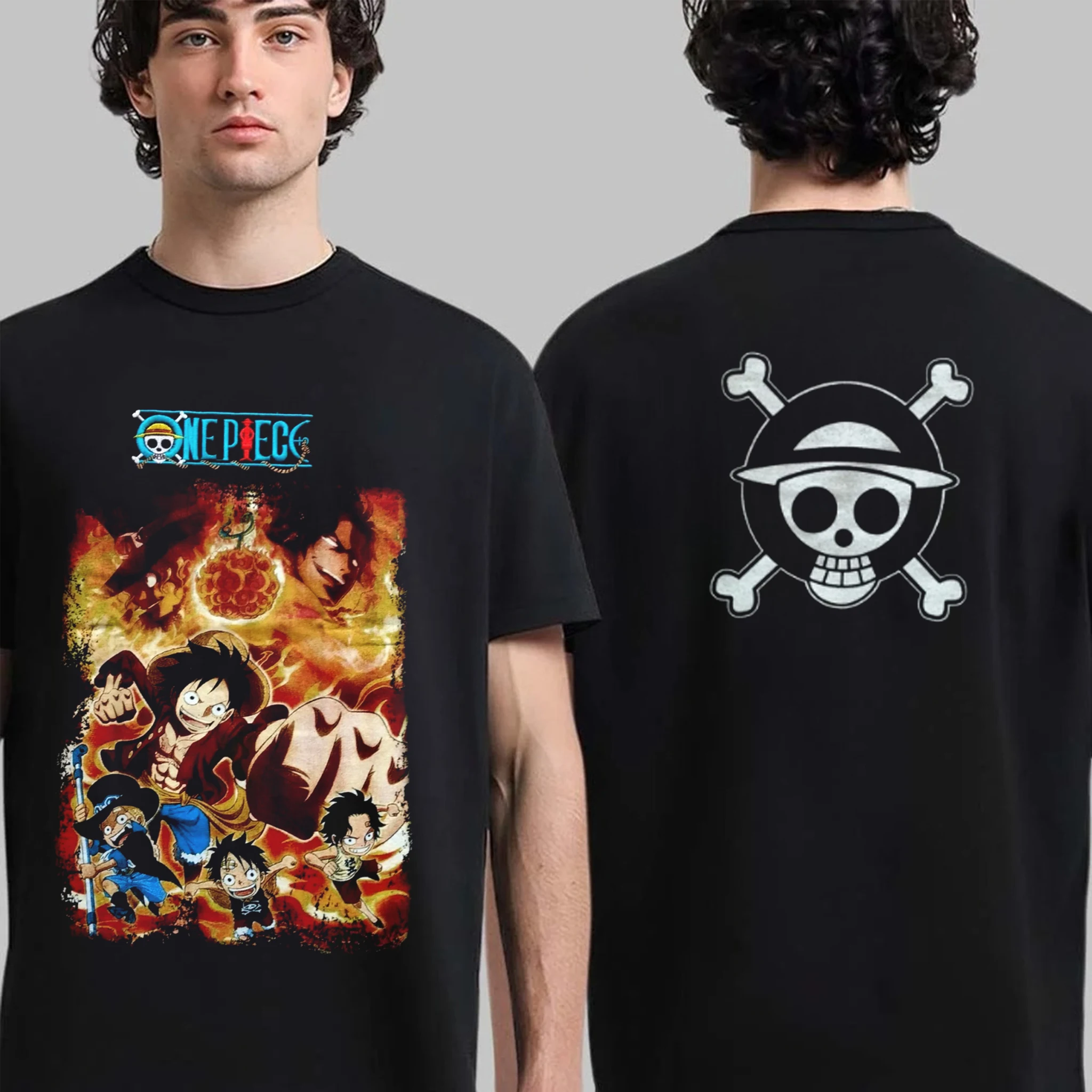 One Piece Anime T Shirt Men Women Cotton Short Sleeve Tee Tops 2026 Summer Luffy Zoro Sanji Graphic Print Streetwear Casual Y2k