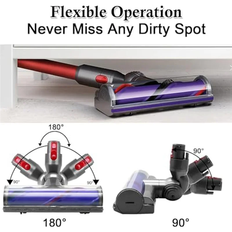 منظف رأس المحرك سريع التغيير لملحقات استبدال رأس التنظيف للمكنسة الكهربائية دايسون V7 V8 V10 V11 V15