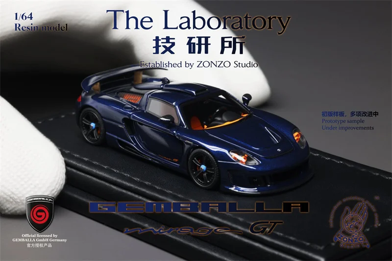 

Лабораторная модель автомобиля из смолы GEMBALLA MIRAGE GT 1:64