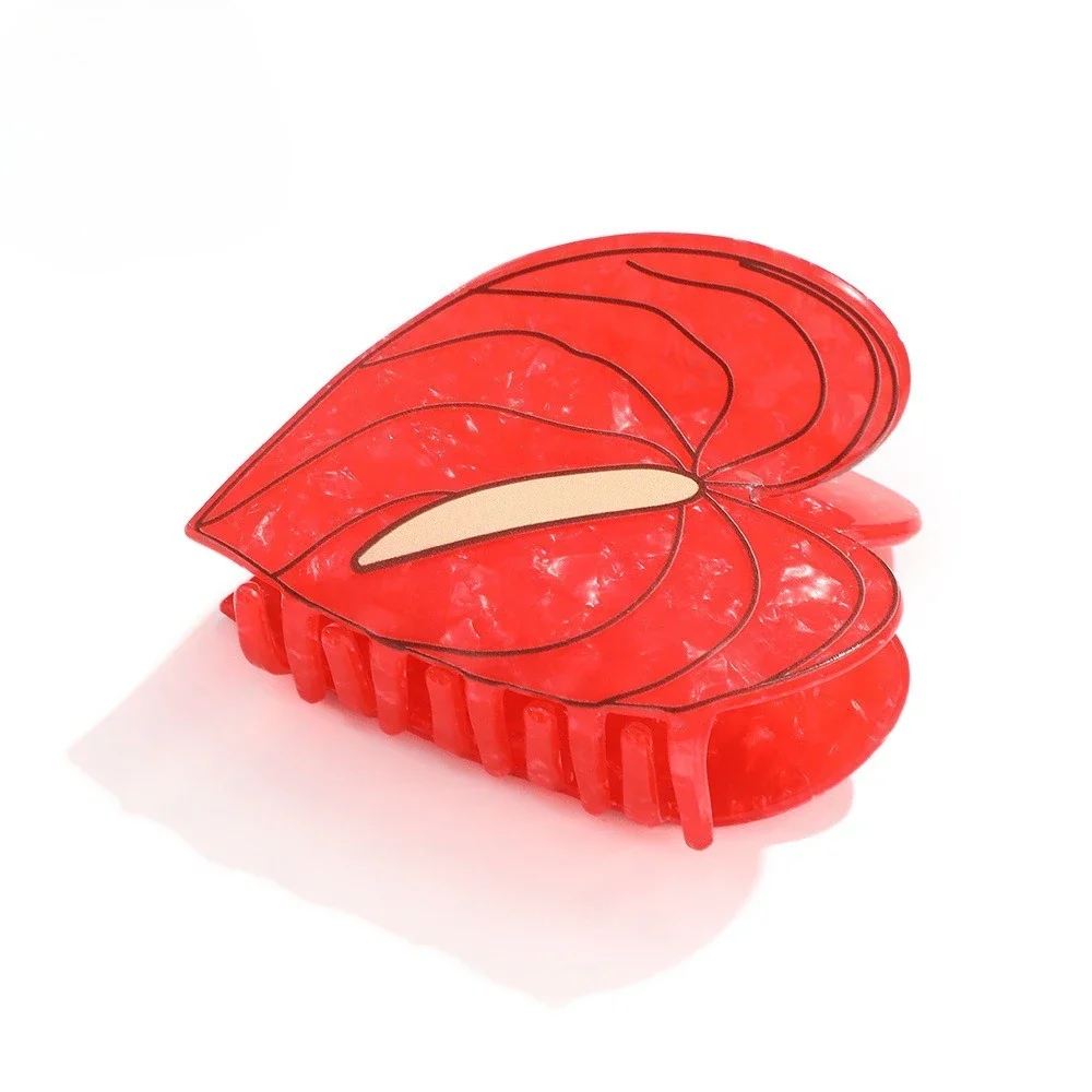 

Muweordy антуриум когти для волос красивые цветочные серии ацетатный зажим для когтей INS модные заколки для волос аксессуары для волос для женщин и девочек