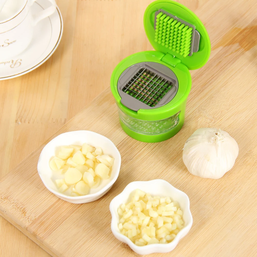 New Stainless Steel Manual Garlicpress Household Garlic Kitchens Garliccutter Minced Machine Tool Kitchen Gadget Accessories