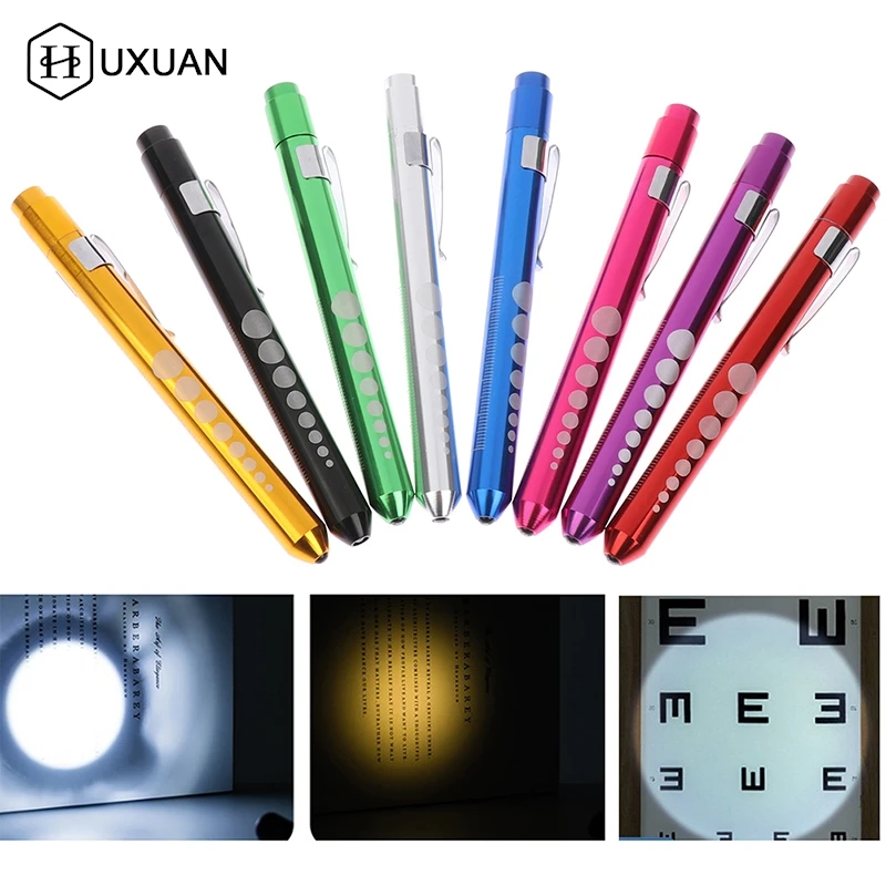 Oral Xamination Pen Light, Pen Flashlight, Pupil Examination Pen Light, Medical Pen Light With Pupil Gauge And Ruler