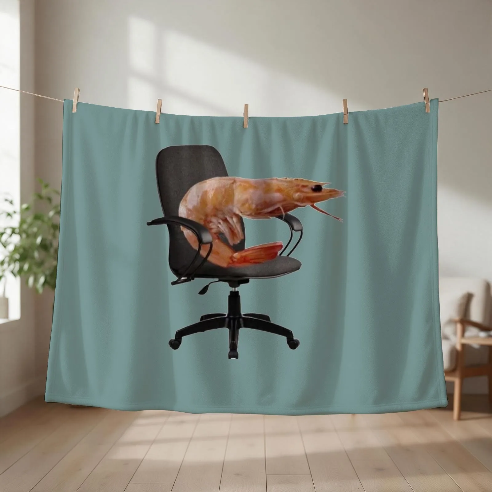 Shrimp Posture Throw Blanket Bed covers Plush Bed Fashionable Extra Large Throw Blankets