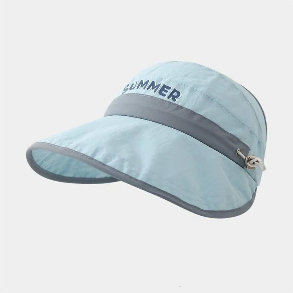 Comfortable Big Brim Baby Sun Hat Quick-dry Korean Style Kids Empty Top Cap Breathable Anti UV Children Sunshade Hat Infant