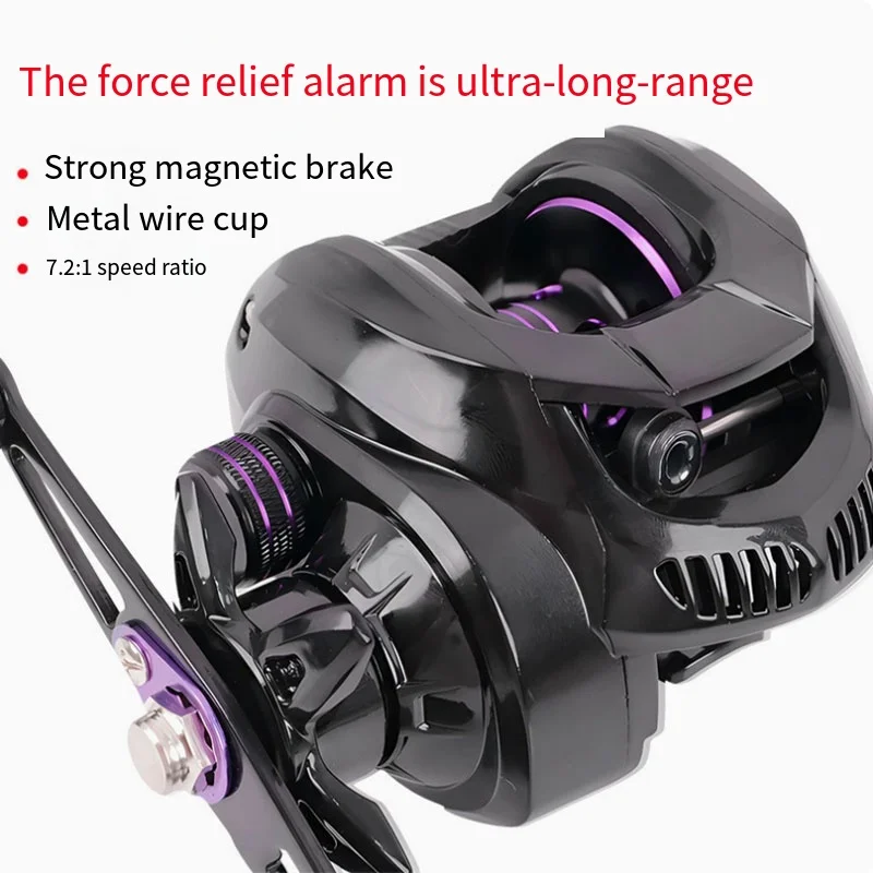 2026 New Explosion-proof Line Water Drop Wheel Luya AF200 Gear Ratio 7.2:1 Max Drag 10KG Suitable Any Body of Water Sea ​​bass