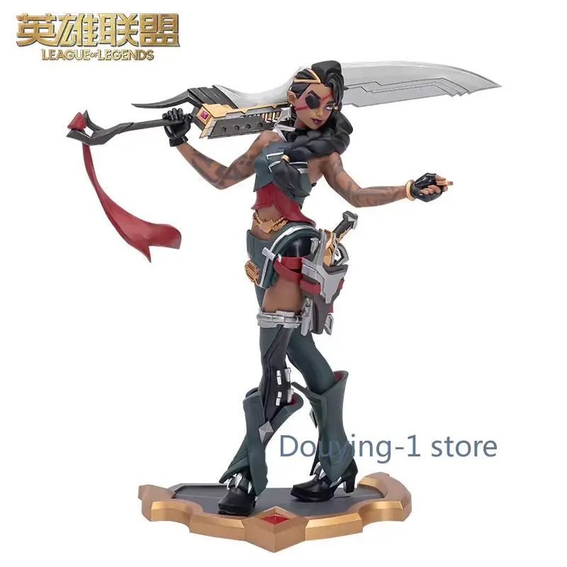 

In stock League of Legends LOL Samira medium sculpture game peripheral statue desktop ornament collectible figurine