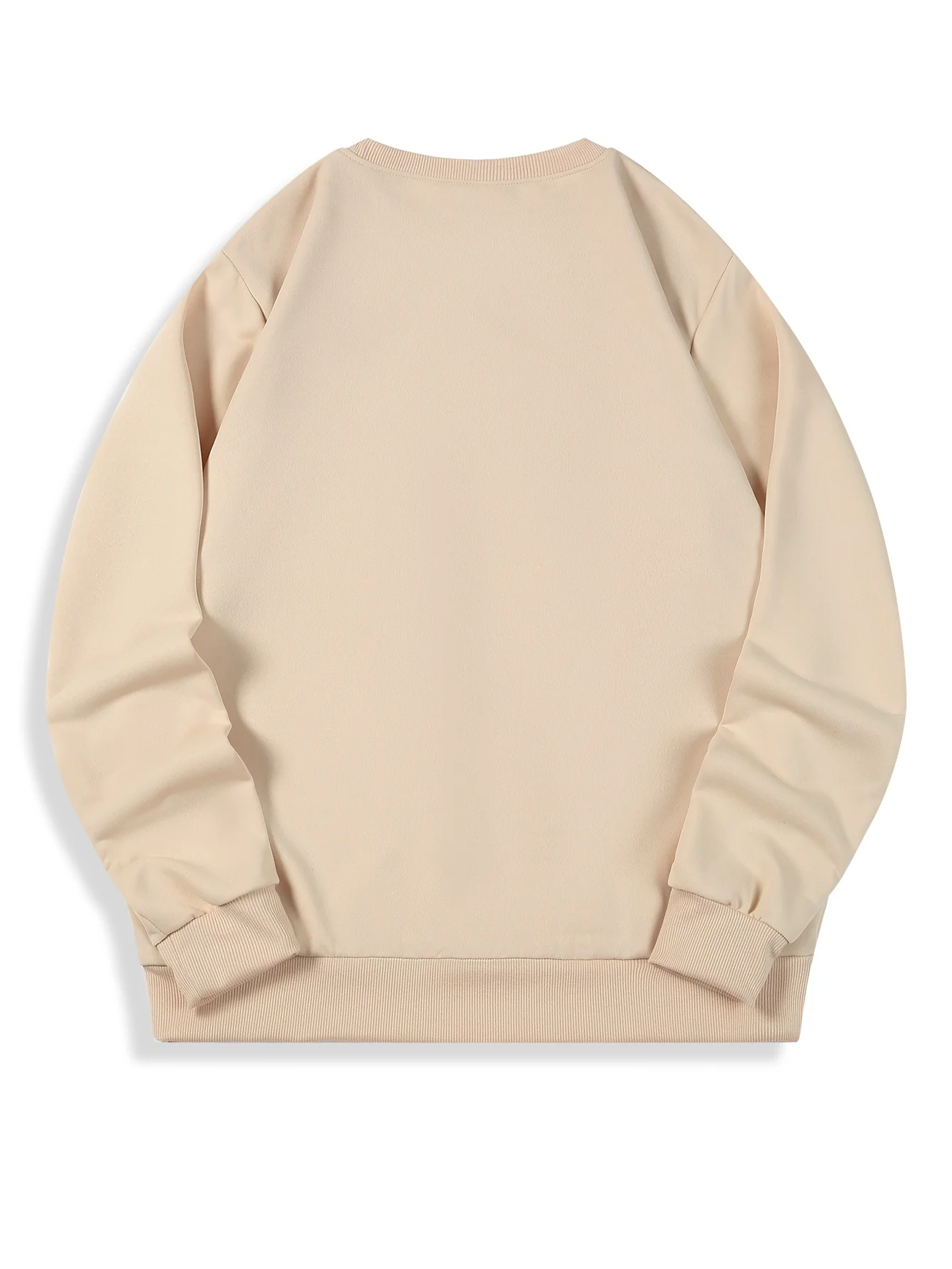 سويت شيرت رجالي كاجوال فضفاض مع طباعة جرافيك ETRO - بلوفر برقبة دائرية باللون البيج #6